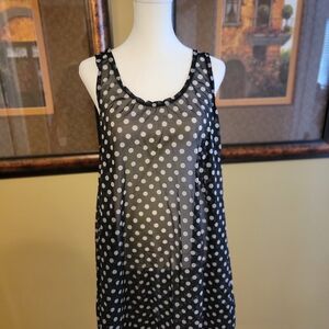 Swimsuits For All Black and White Polka Dot Swimsuit